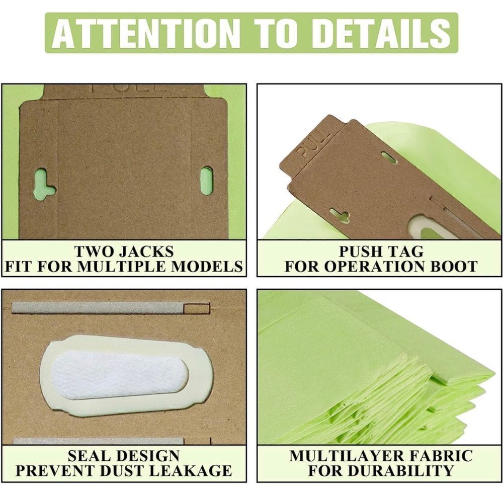 8 Pack Vacuum Bags for Oreck Type CC - Picture 3 of 9